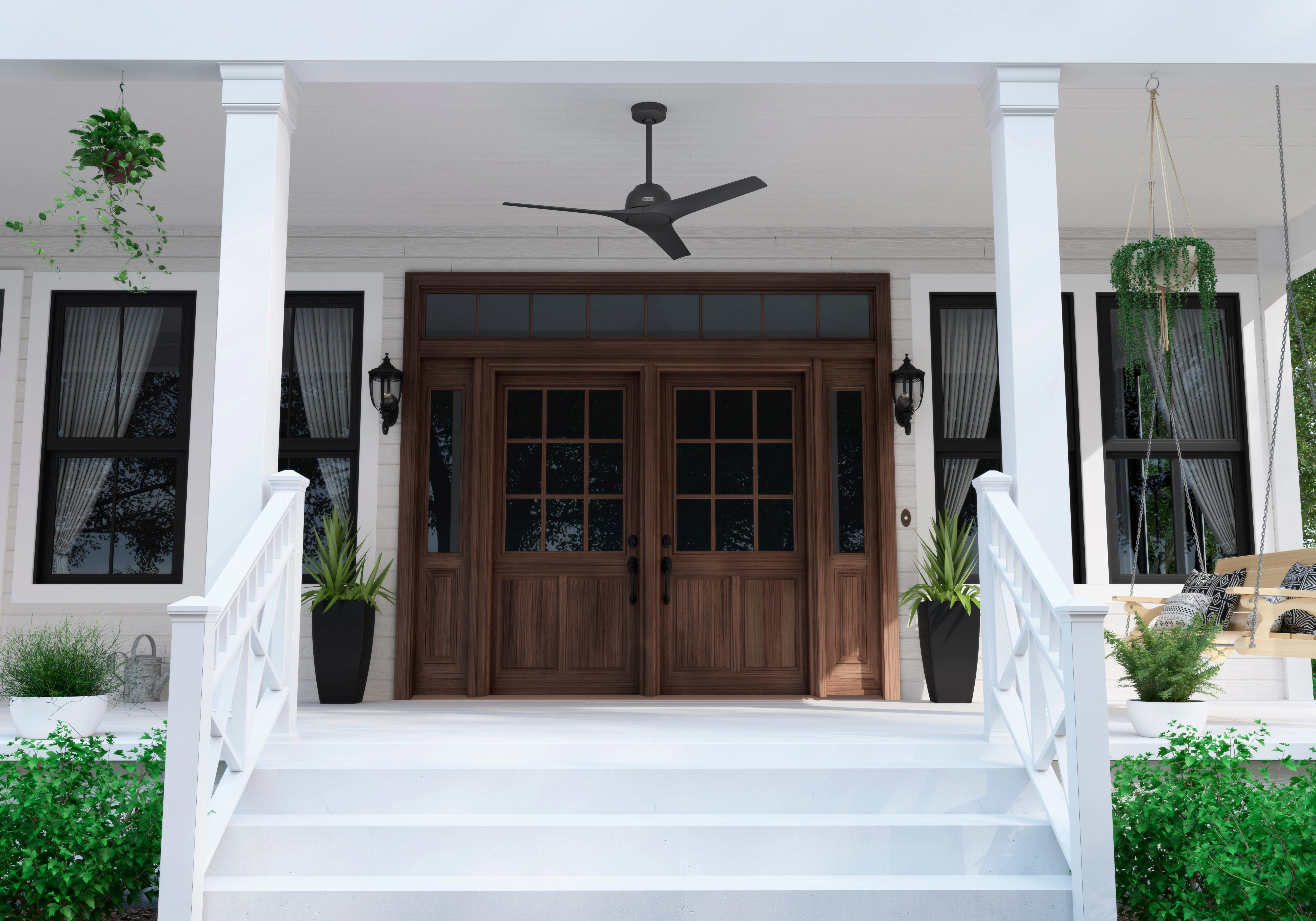 Gallegos 52"Ceiling Fan Matte Black
