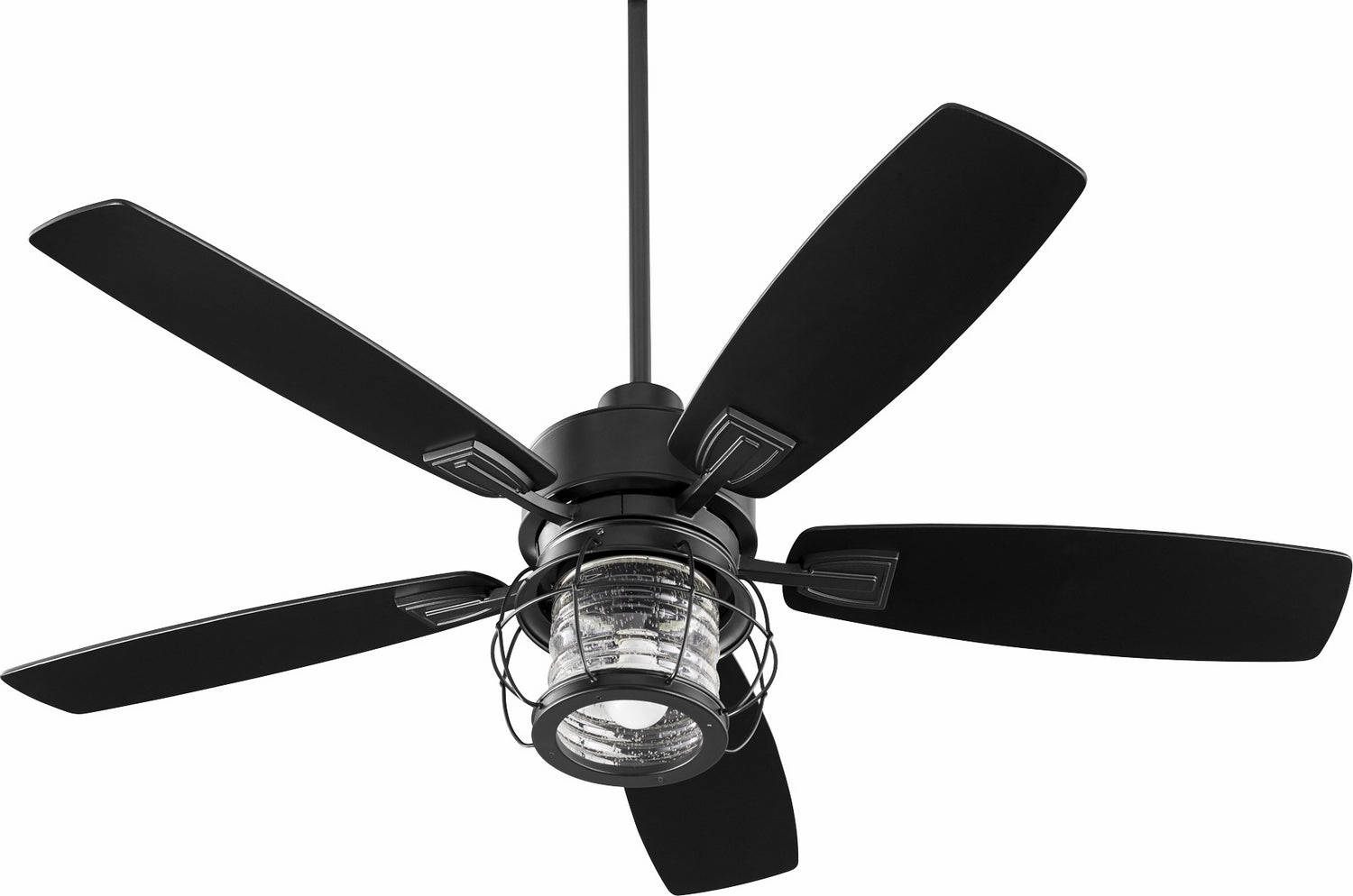 Galveston 52"Ceiling Fan Textured Black home cooling fans in medium size