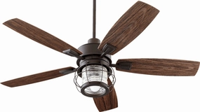 Galveston 52"Patio Fan Oiled Bronze oscillating medium fans with strong airflow