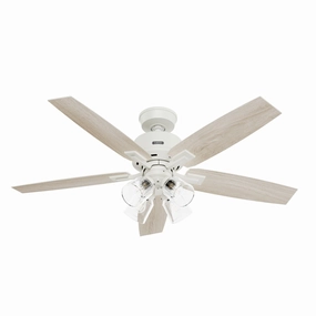 Gatlinburg 52"Ceiling Fan Matte White versatile medium fans for any space