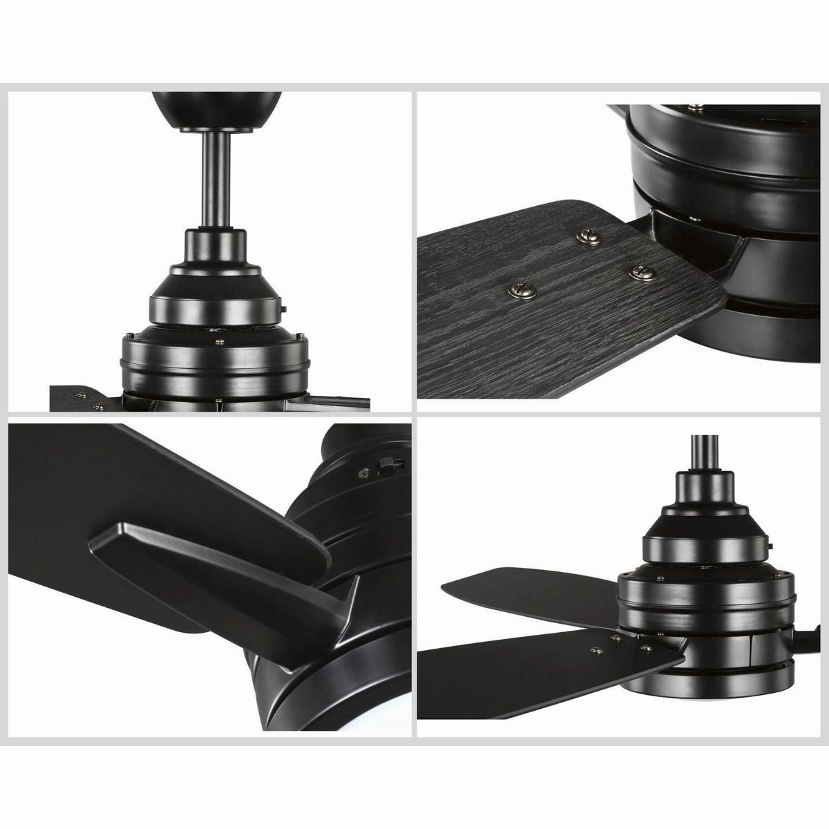 Gaze 60" Ceiling Fan Black