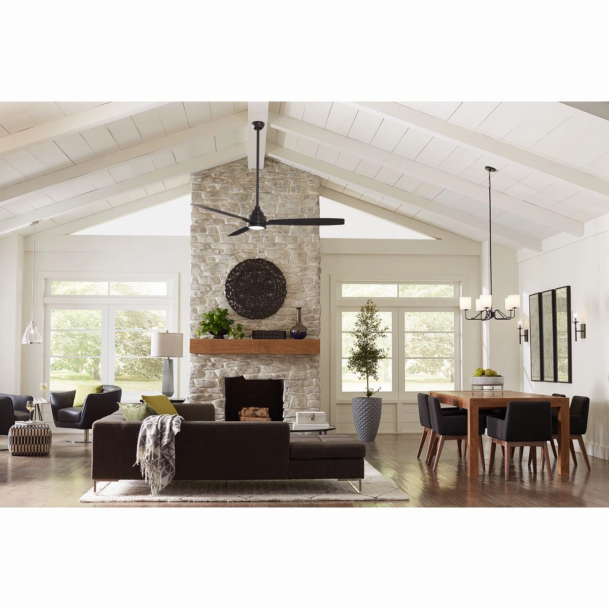 Gaze 60" Ceiling Fan Black