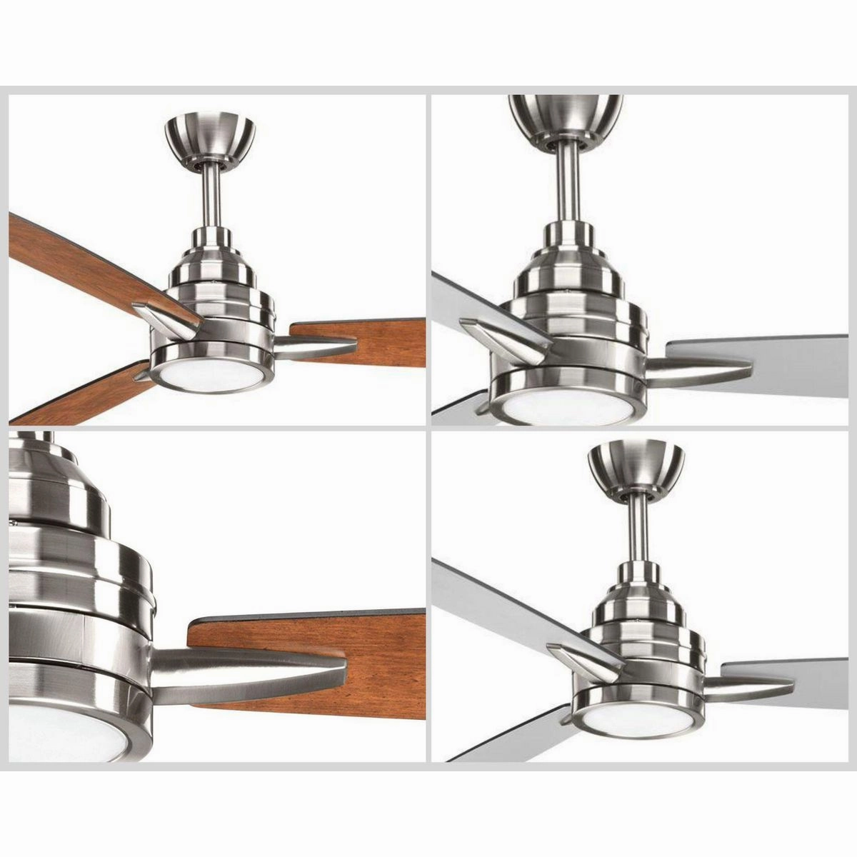 Gaze 60" Ceiling Fan Brushed Nickel
