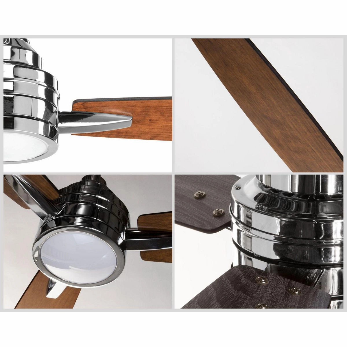 Gaze 60" Ceiling Fan Polished Chrome