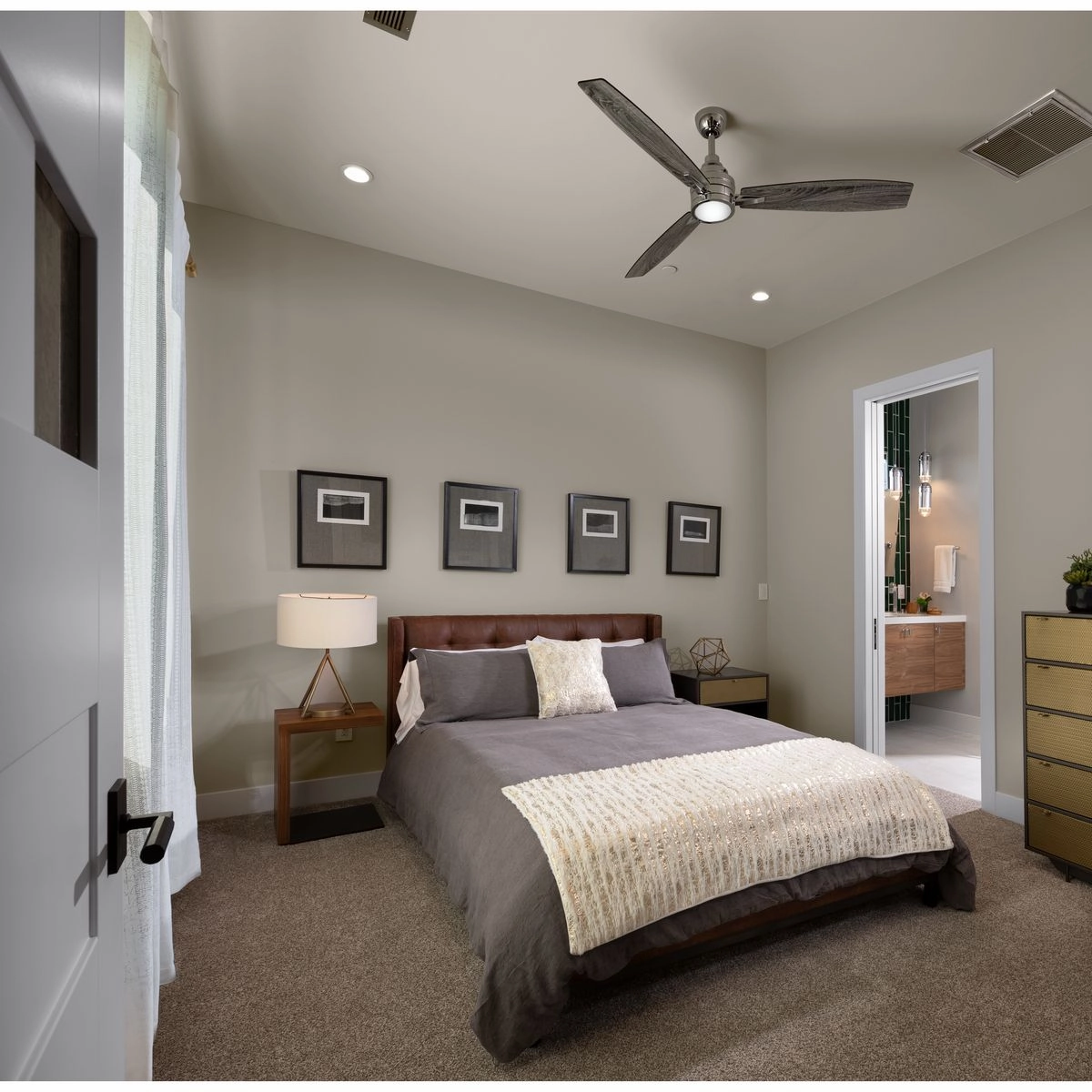 Gaze 60" Ceiling Fan Polished Chrome