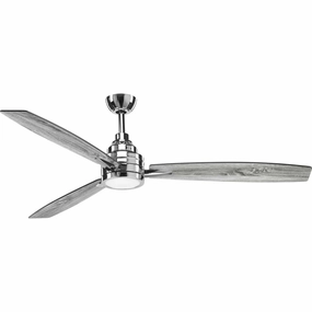 Gaze 60" Ceiling Fan Polished Chrome affordable medium fans for summer