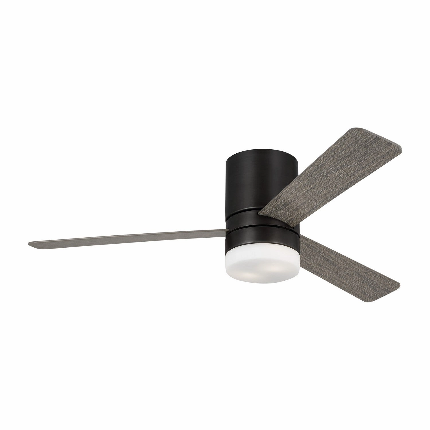 Generation Lighting Era Indoor/Outdoor Flushmount Ceiling Fan with LED and Wall Control whisper-quiet fans for indoor comfort