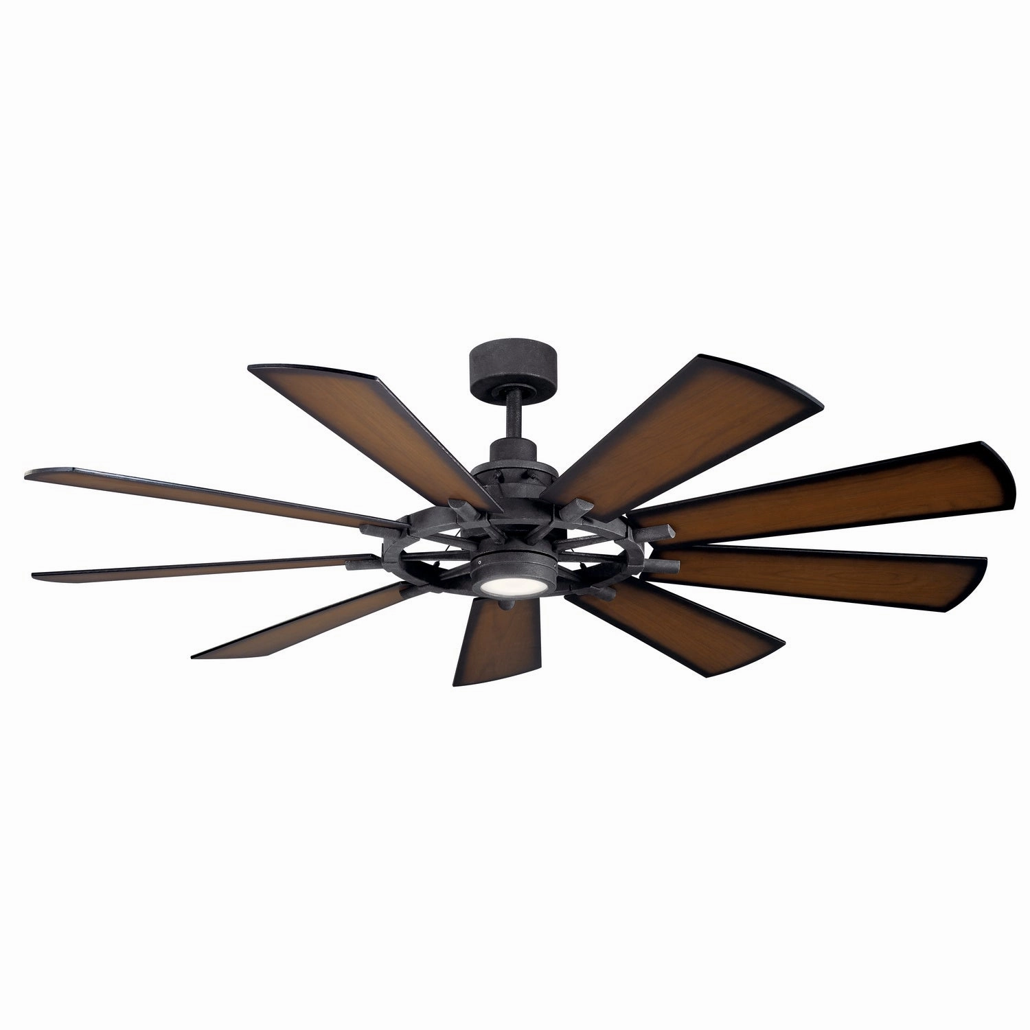 Gentry 65"Ceiling Fan Distressed Black
