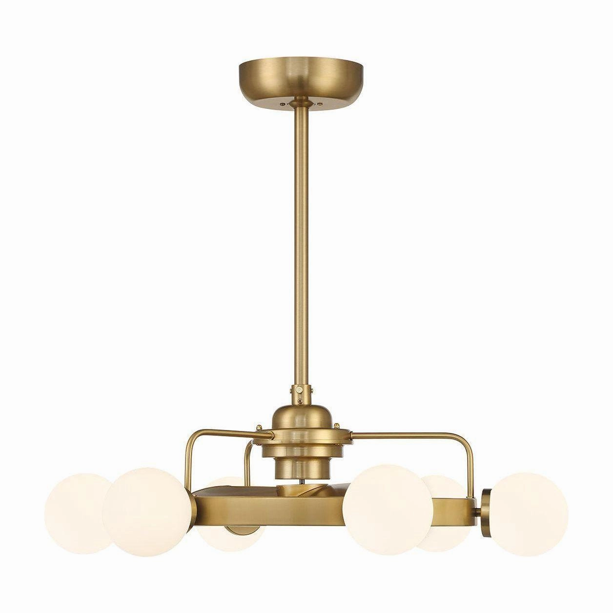 Gibson 7-Light Fan D'Lier modern fandeliers for living rooms