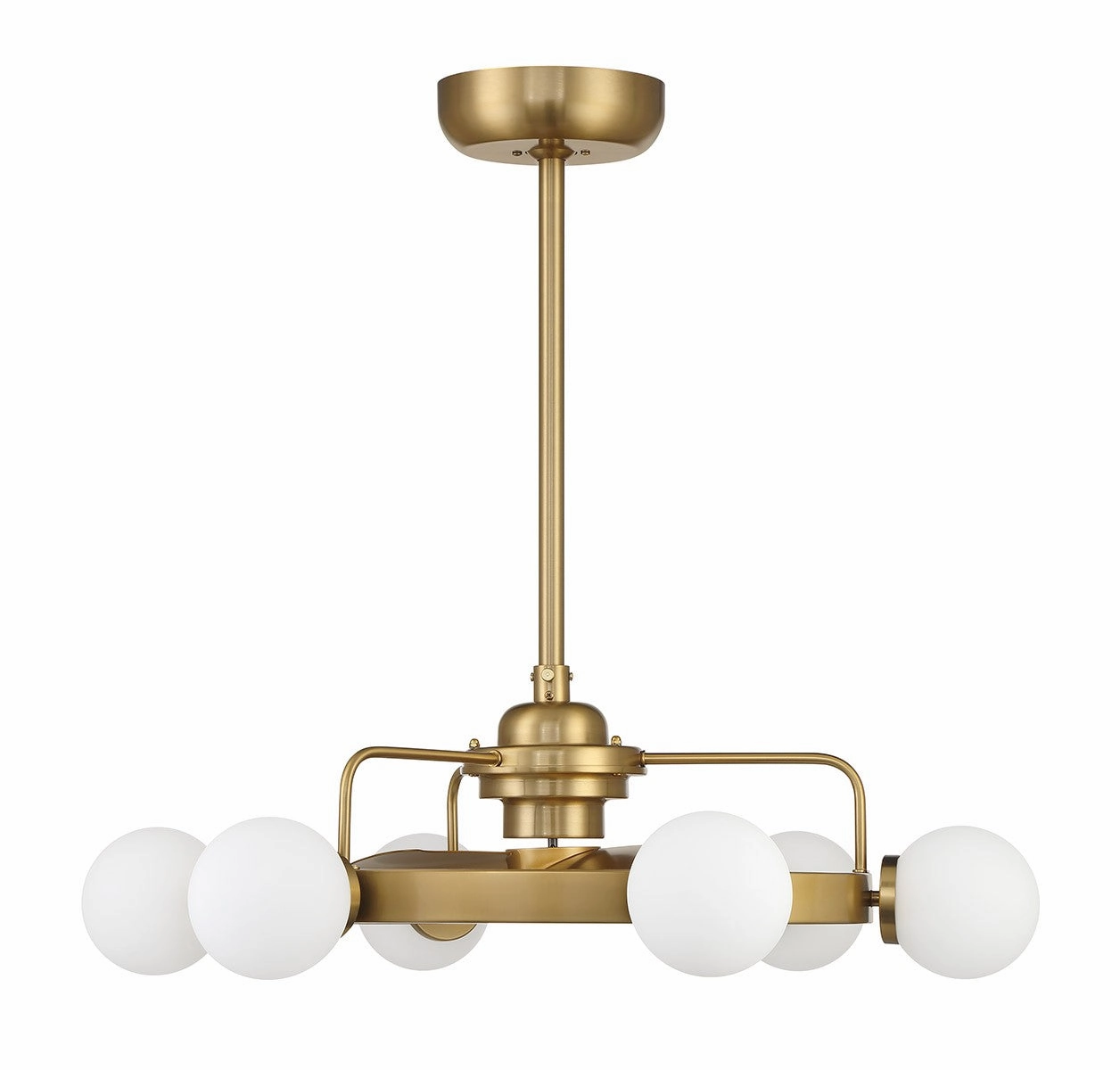Gibson LED Fan D'Lier Warm Brass