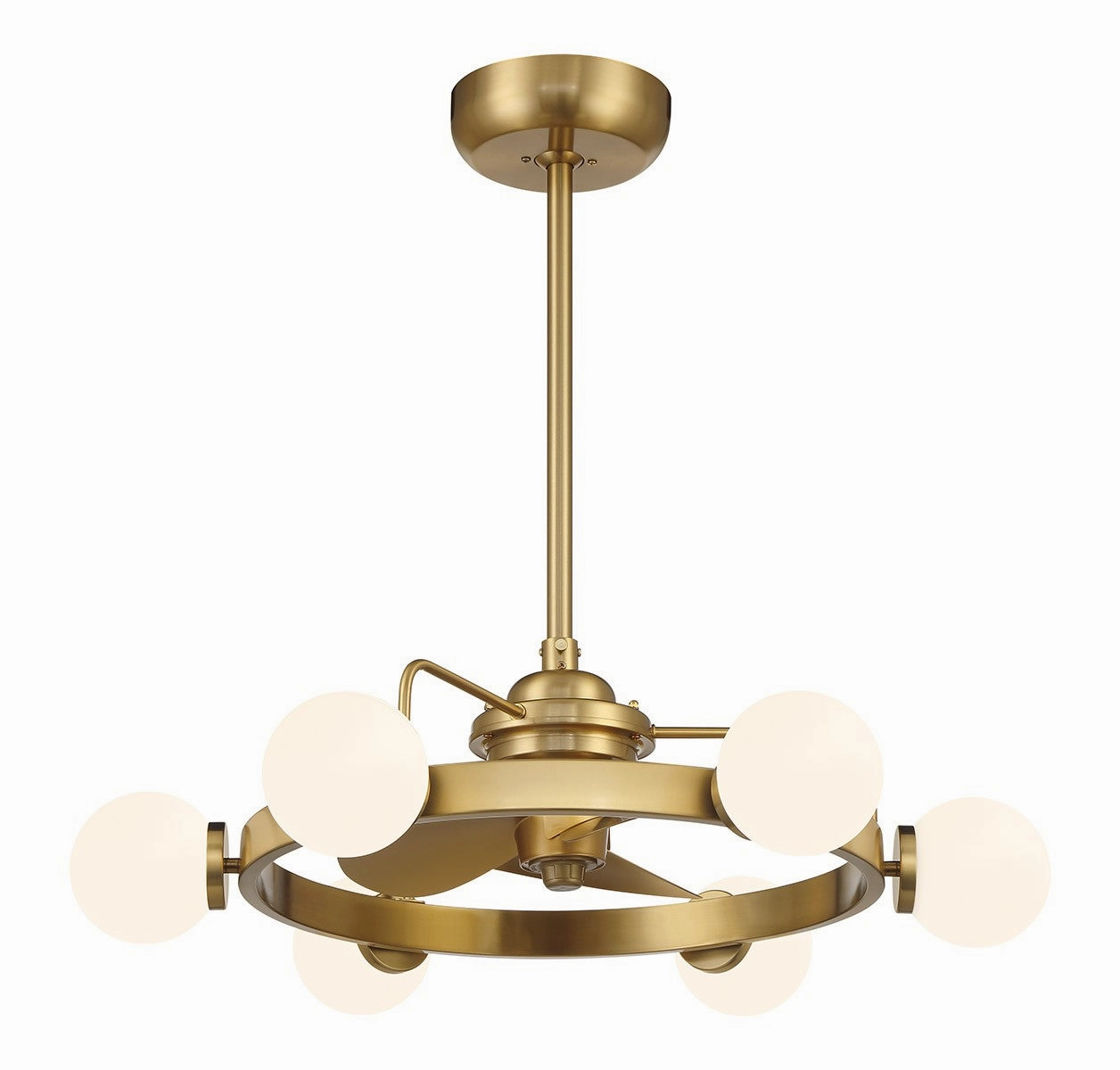 Gibson LED Fan D'Lier Warm Brass