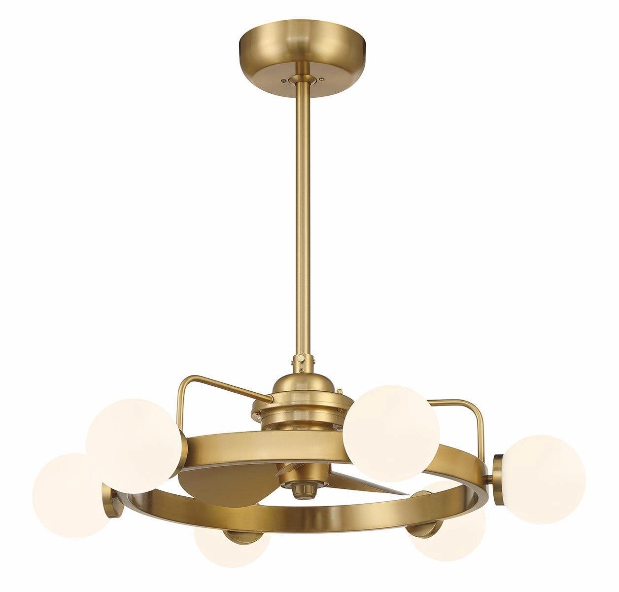 Gibson LED Fan D'Lier Warm Brass