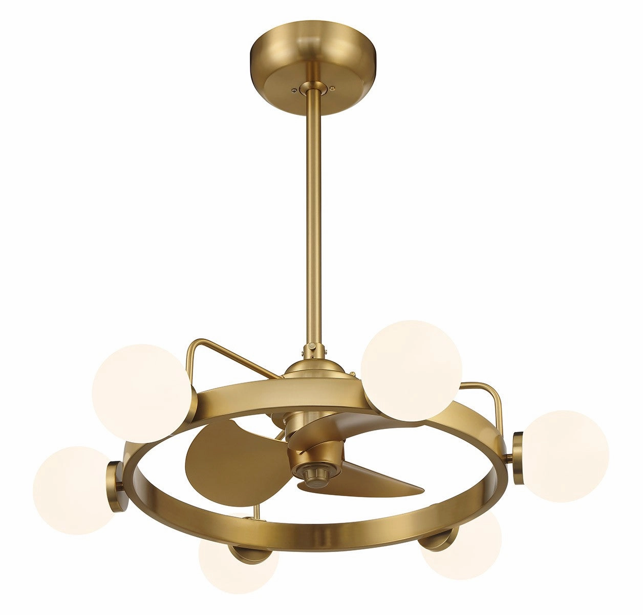 Gibson LED Fan D'Lier Warm Brass