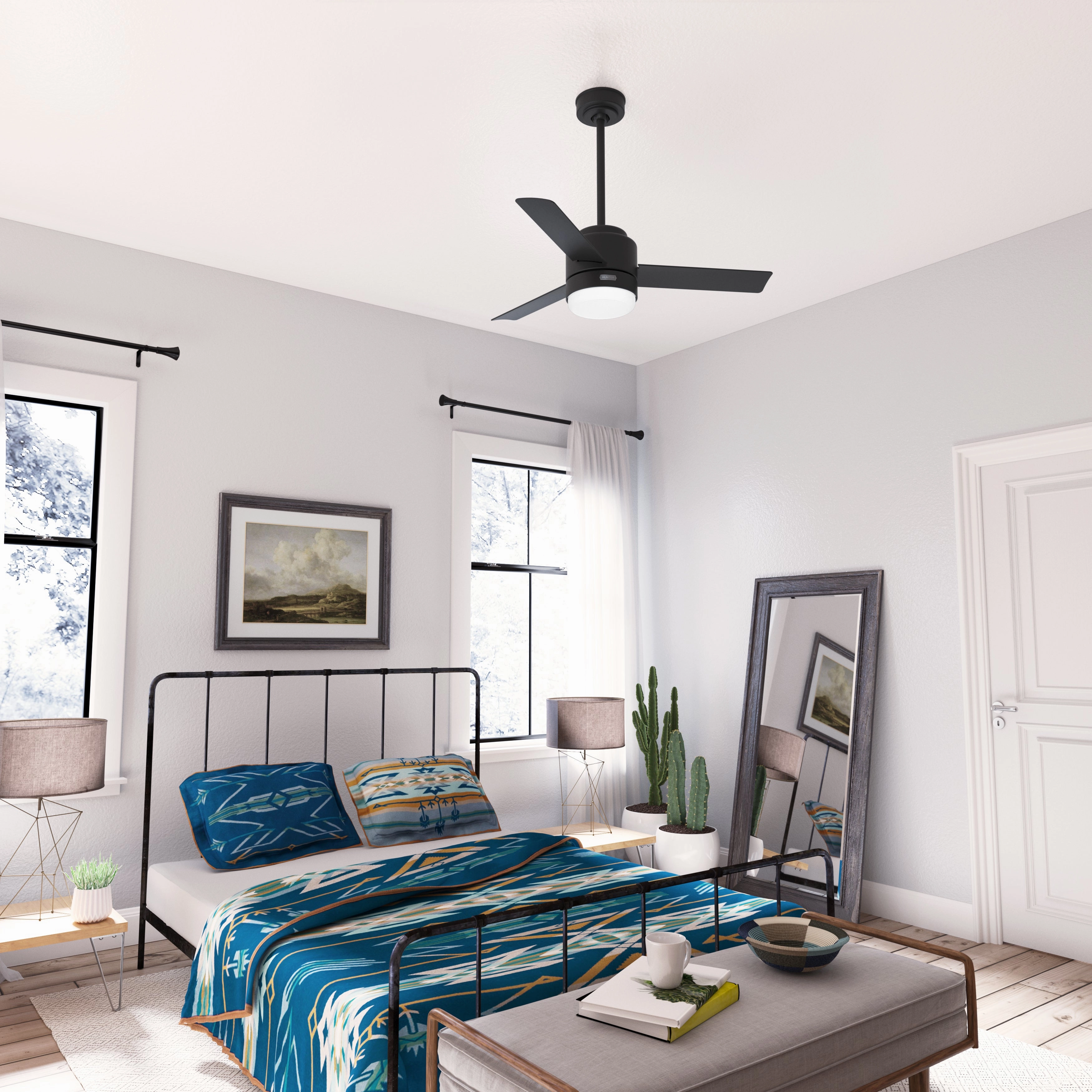 Gilmour 44"Ceiling Fan Matte Black