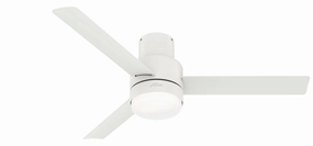 Gilmour 52"Ceiling Fan Matte White compact medium fans for desks and counters