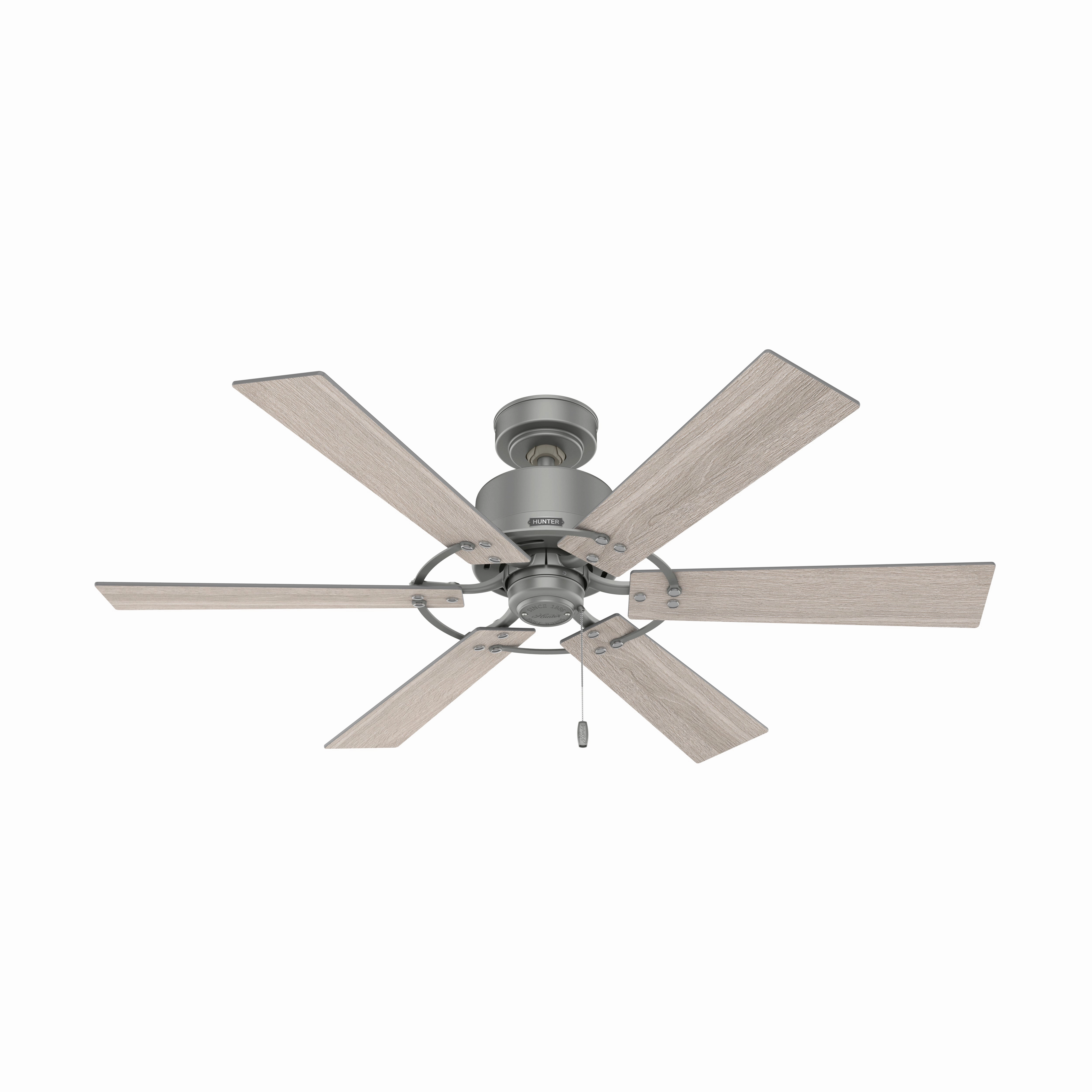 Gilrock 52"Ceiling Fan Matte Silver