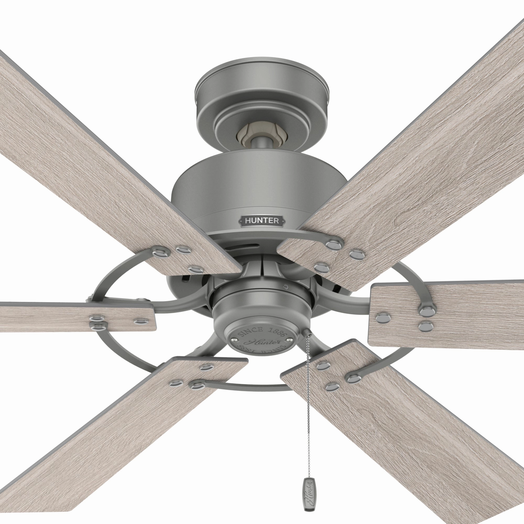 Gilrock 52"Ceiling Fan Matte Silver