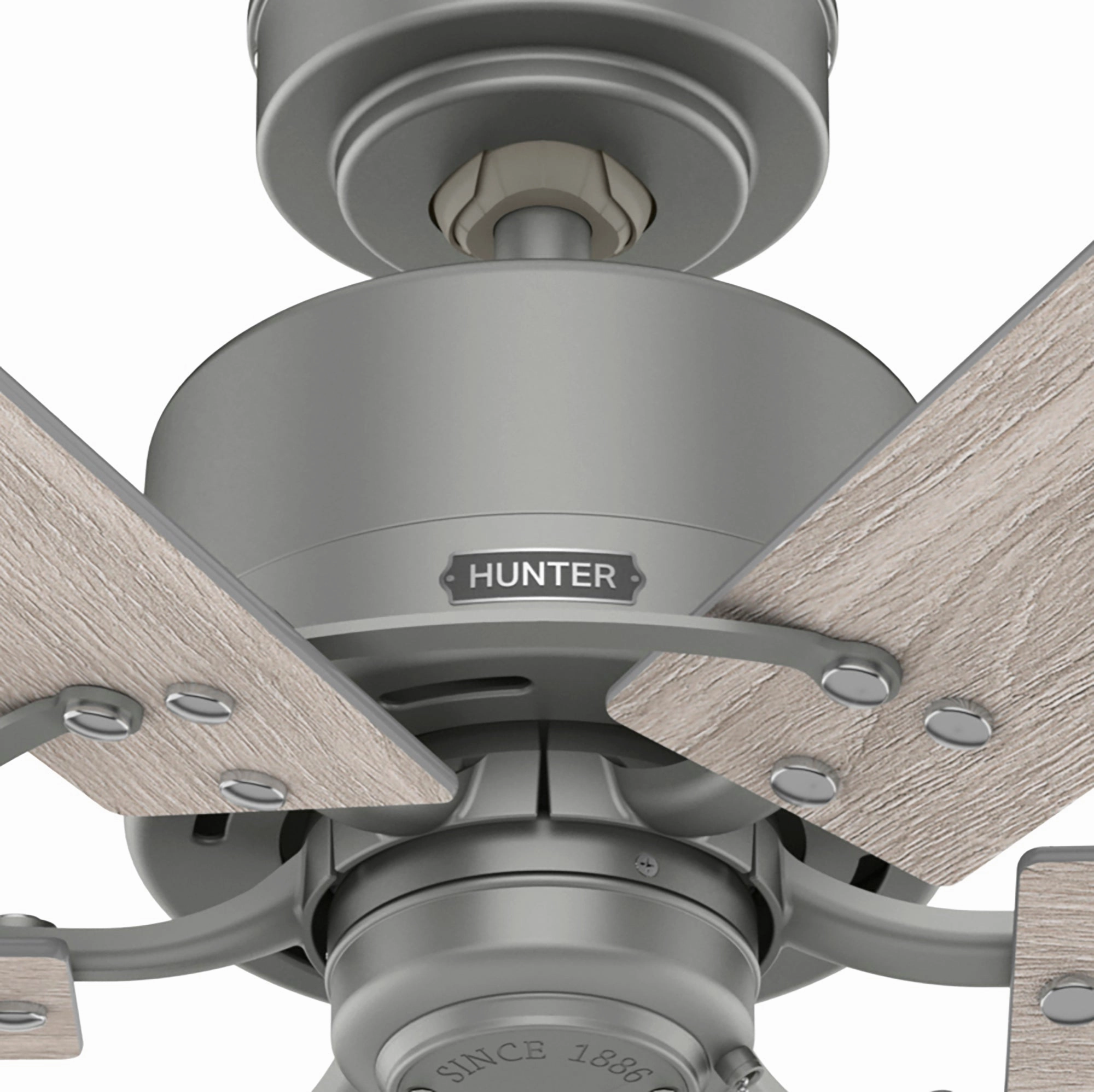 Gilrock 52"Ceiling Fan Matte Silver