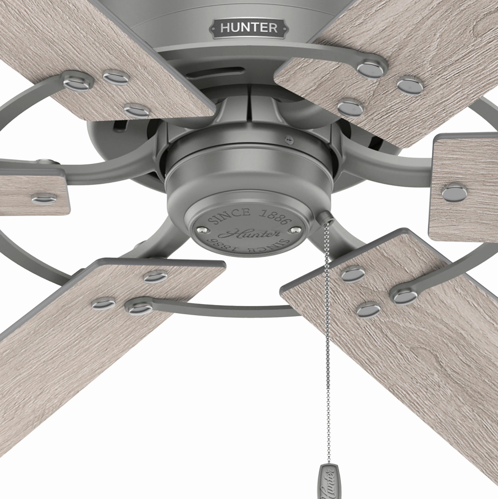 Gilrock 52"Ceiling Fan Matte Silver