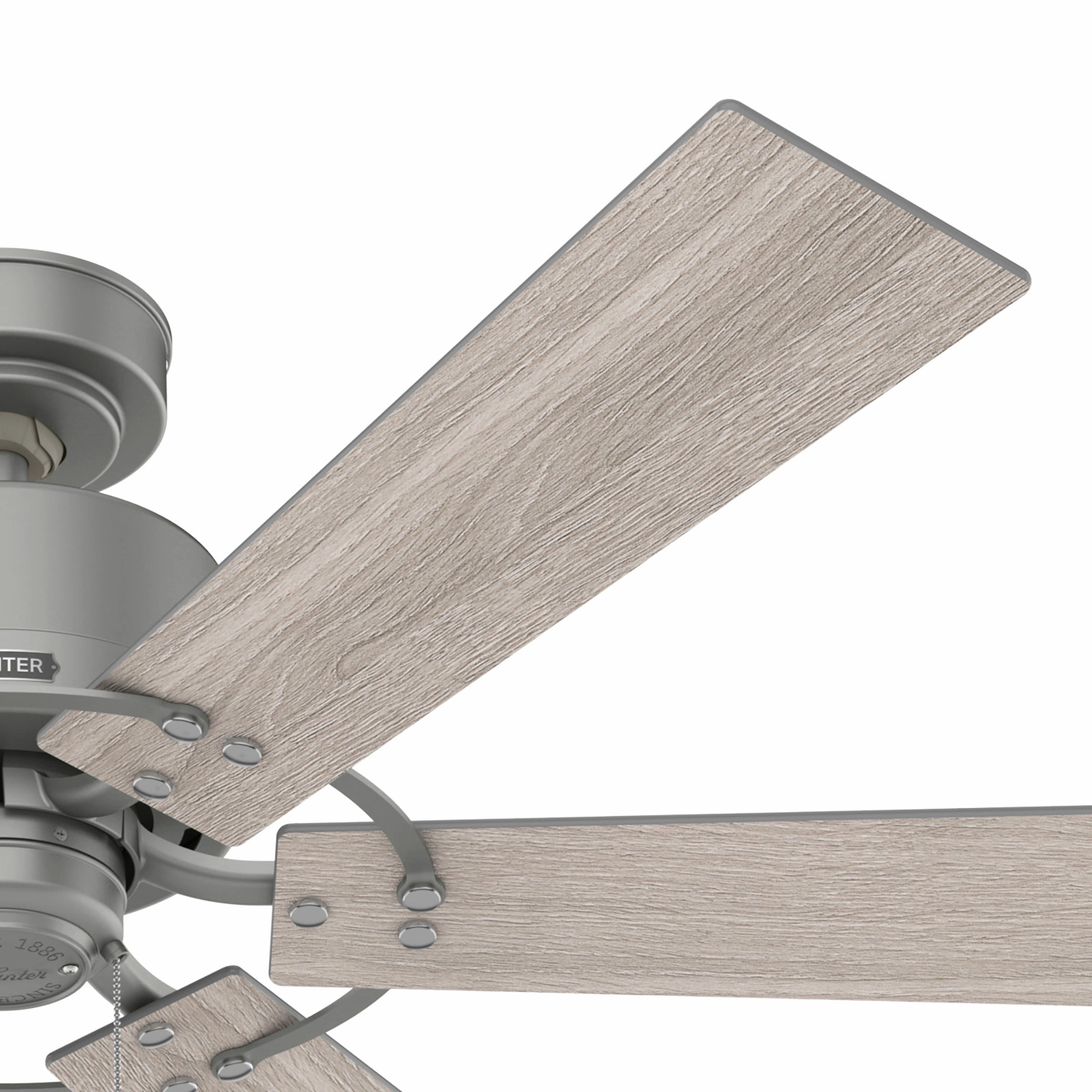 Gilrock 52"Ceiling Fan Matte Silver