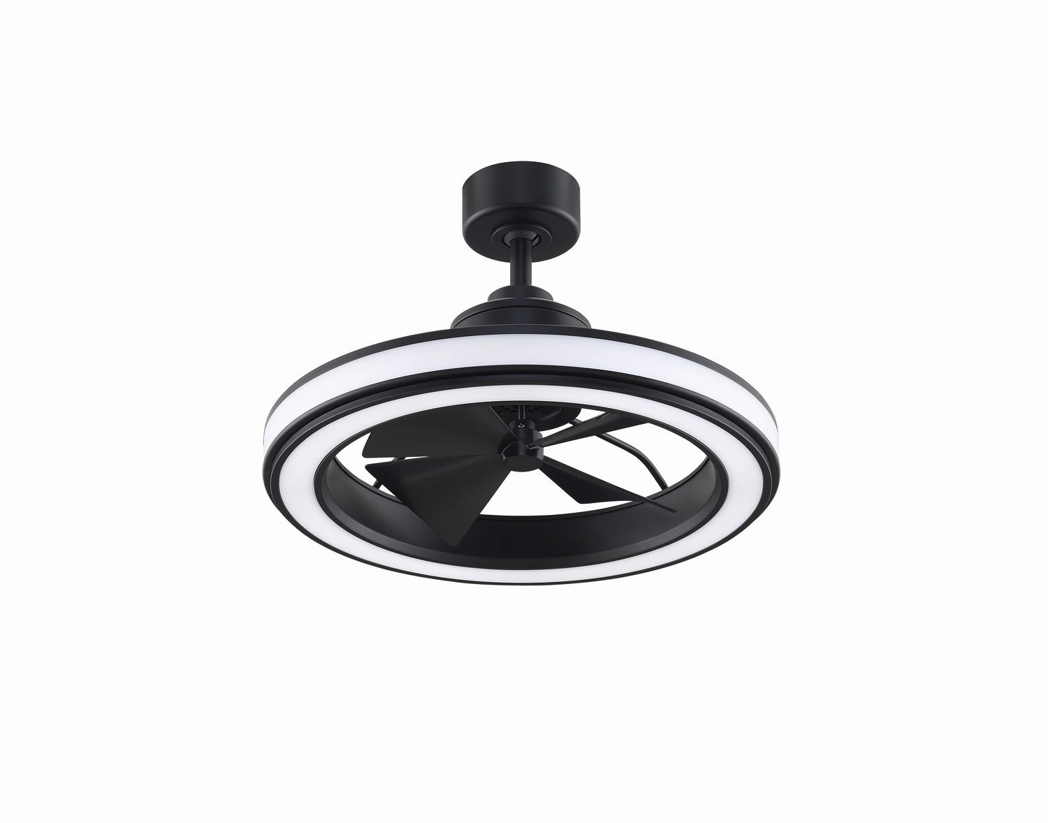 Gleam 16"Ceiling Fan Black decorative fandeliers with lights