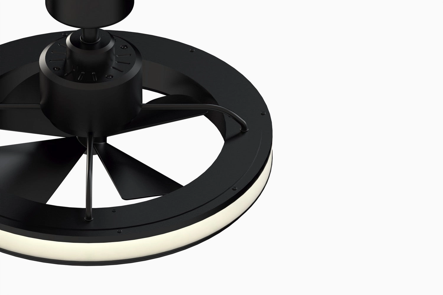 Gleam 16"Ceiling Fan Black