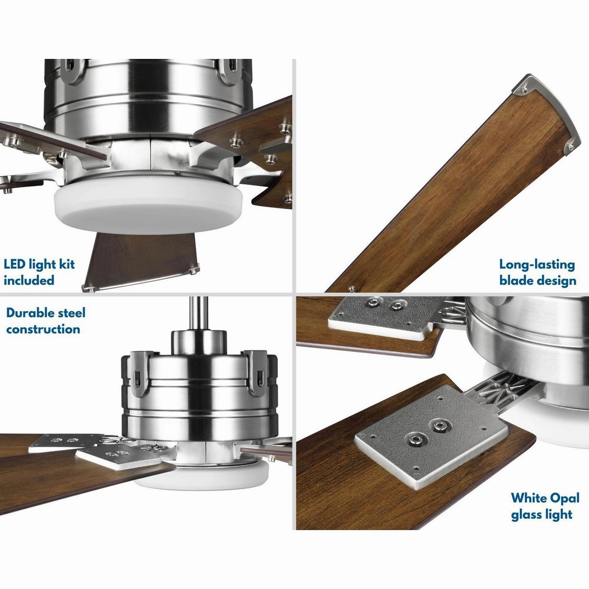 Glenfalls 56"Ceiling Fan Brushed Nickel