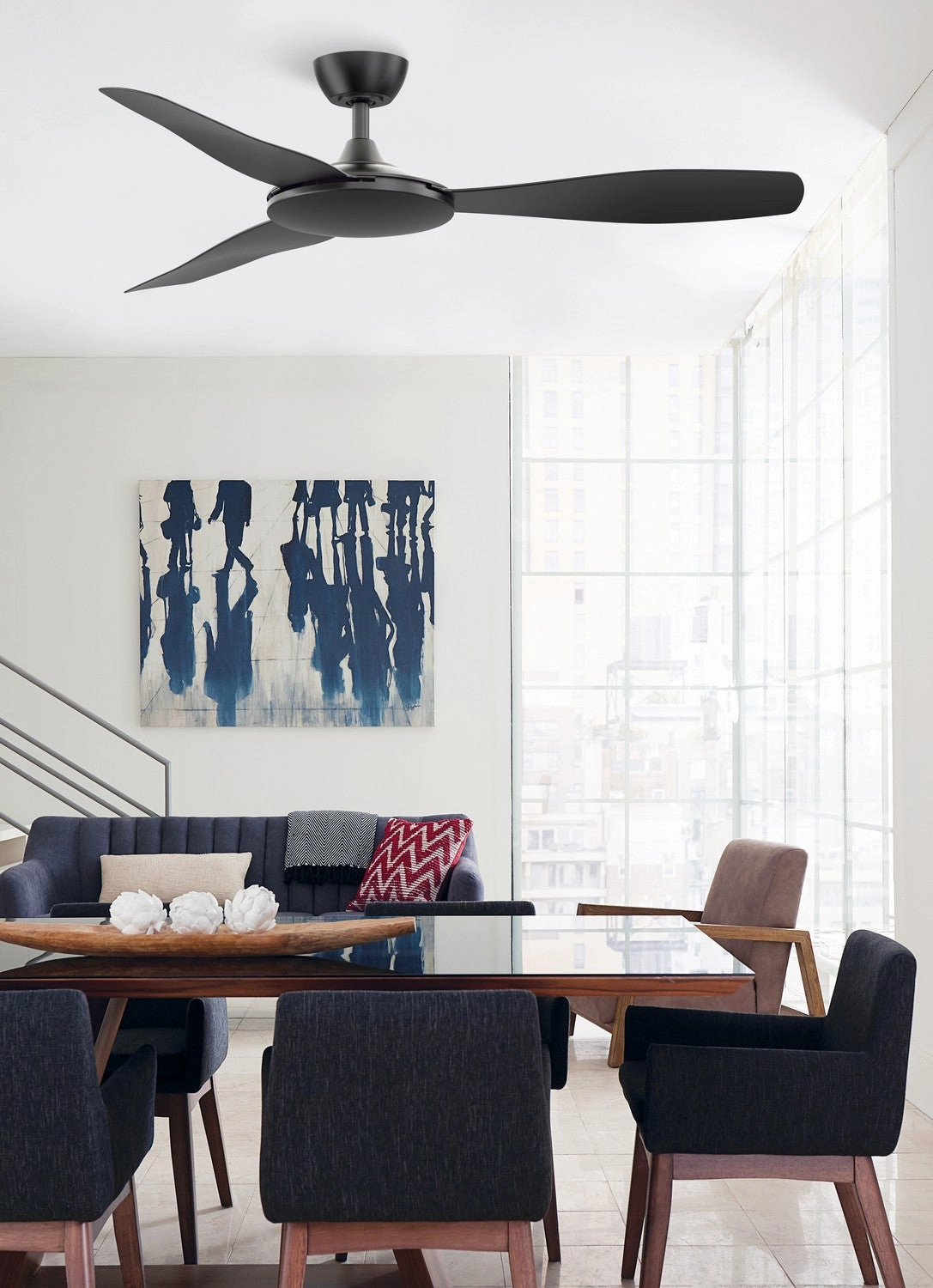 GlideAire 52"Ceiling Fan Black