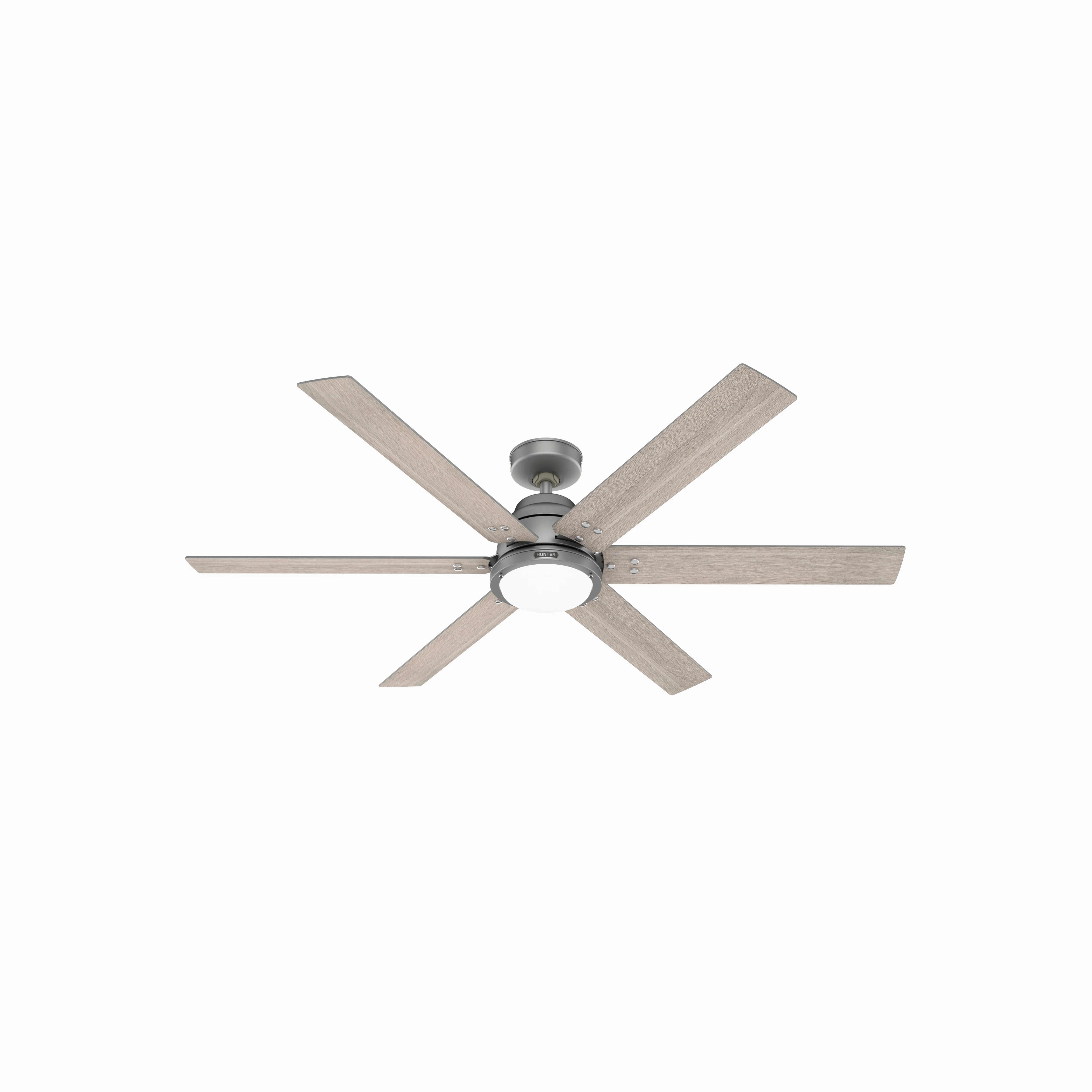Gravity 60"Ceiling Fan Matte Silver