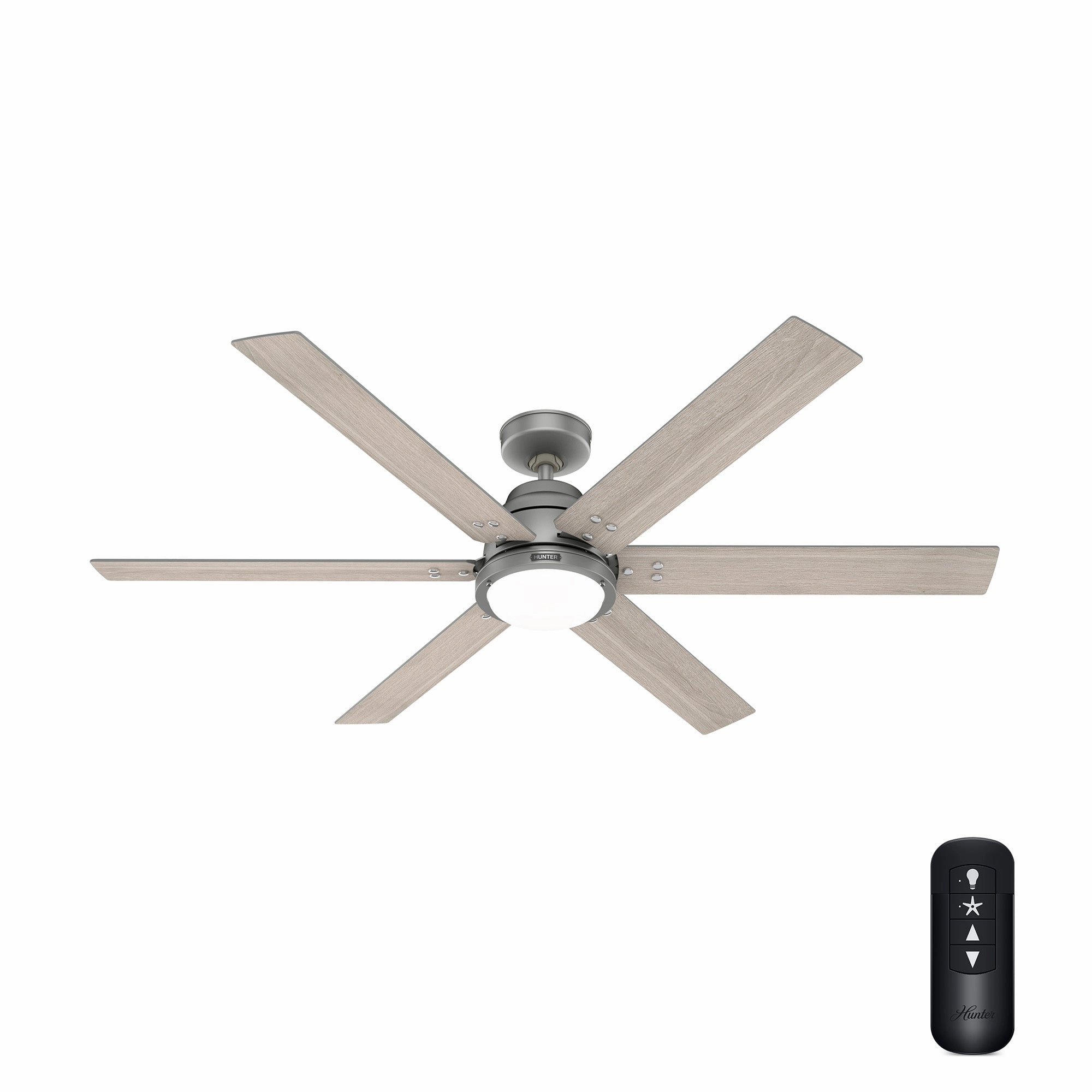 Gravity 60"Ceiling Fan Matte Silver