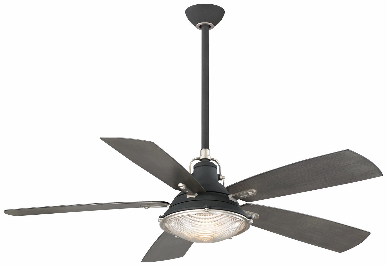 Groton Led 56" Ceiling Fan in Sand Black Modern ceiling fan for home cooling