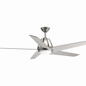 Gust 54"Ceiling Fan Brushed Nickel compact medium fans for desks and counters