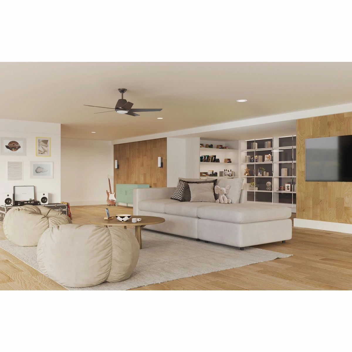 Gust 54"Ceiling Fan Graphite