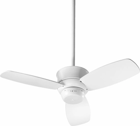 Gusto 32"Ceiling Fan Studio White small electric fans for personal cooling