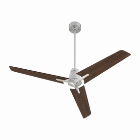 Halcyon 56" Ceiling Fan Satin Nickel oscillating medium fans with strong airflow