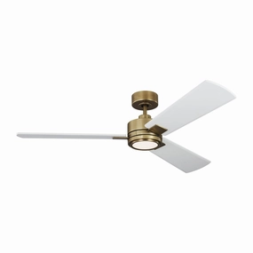 Harris 56"Ceiling Fan Hand Rubbed Antique Brass energy-efficient medium fans with remote