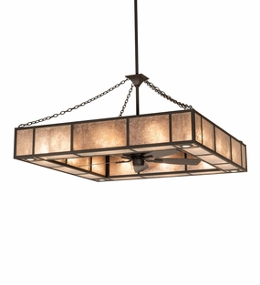 Hausman 16 Light Chandel-Air decorative fandeliers with lights
