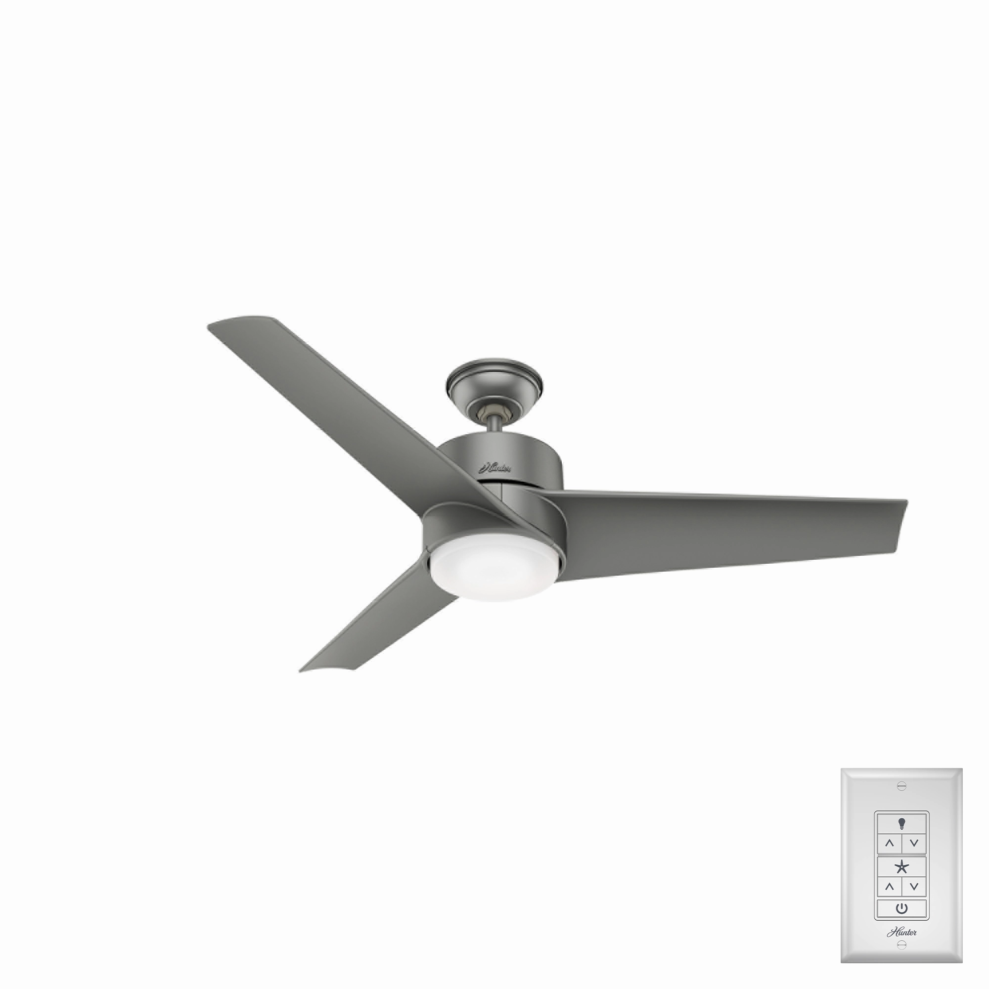 Havoc 54"Ceiling Fan Matte Silver