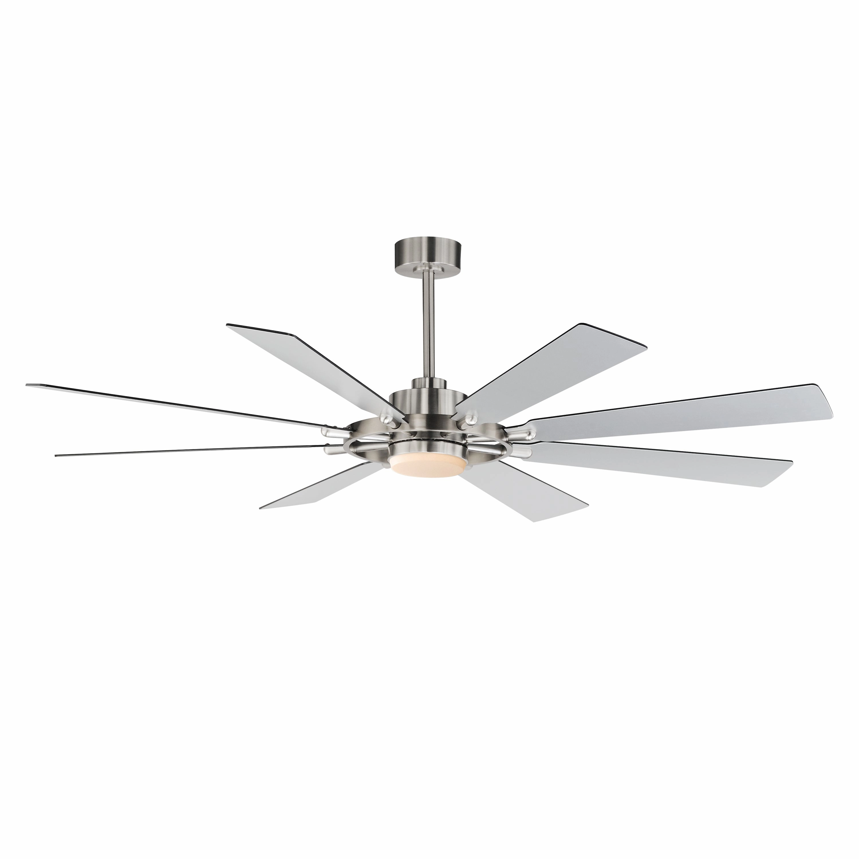 Helm 72"Ceiling Fan Satin Nickel portable medium fans with handle design