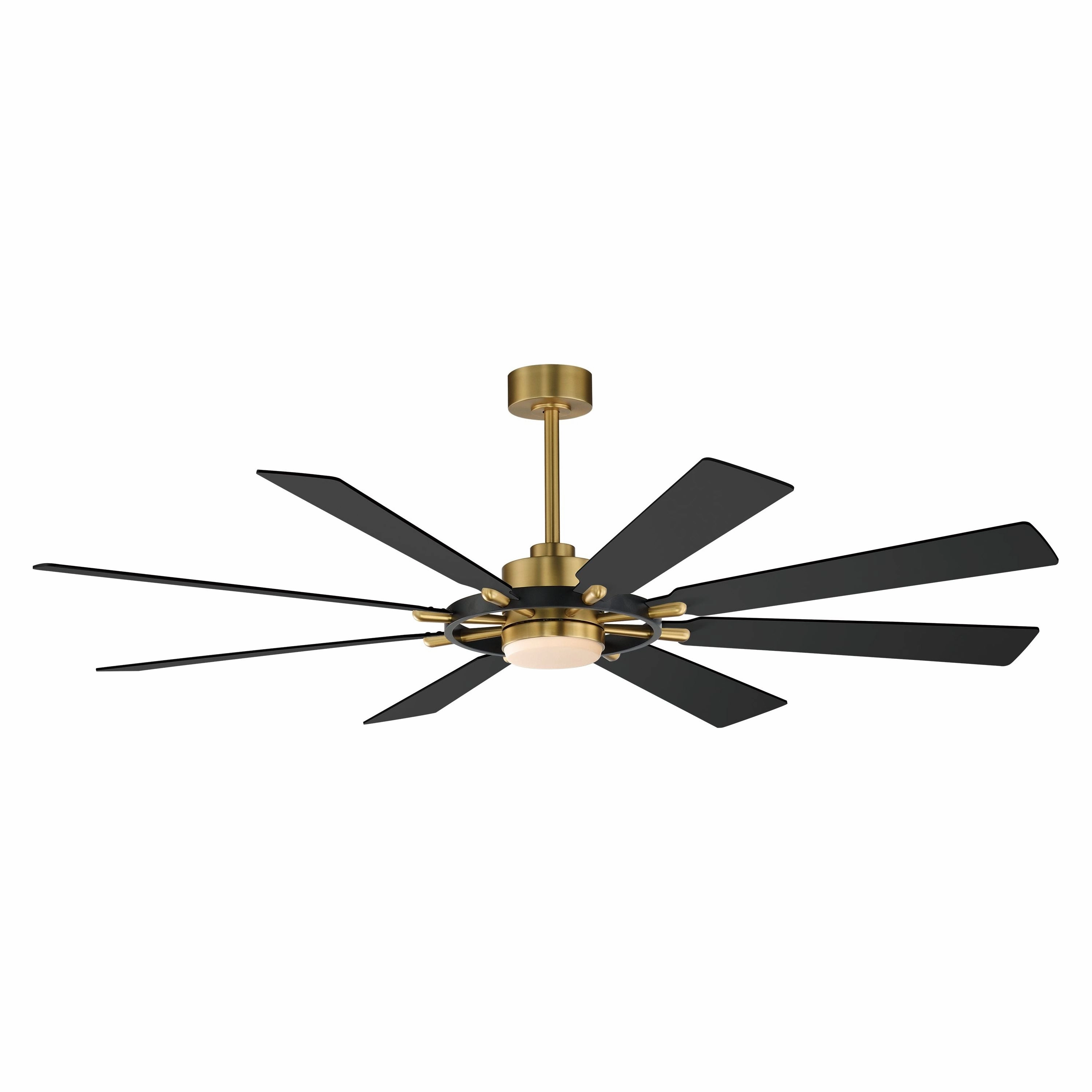 Helm 72" Indoor Fan with LED Light Kit efficient ceiling fans for home cooling