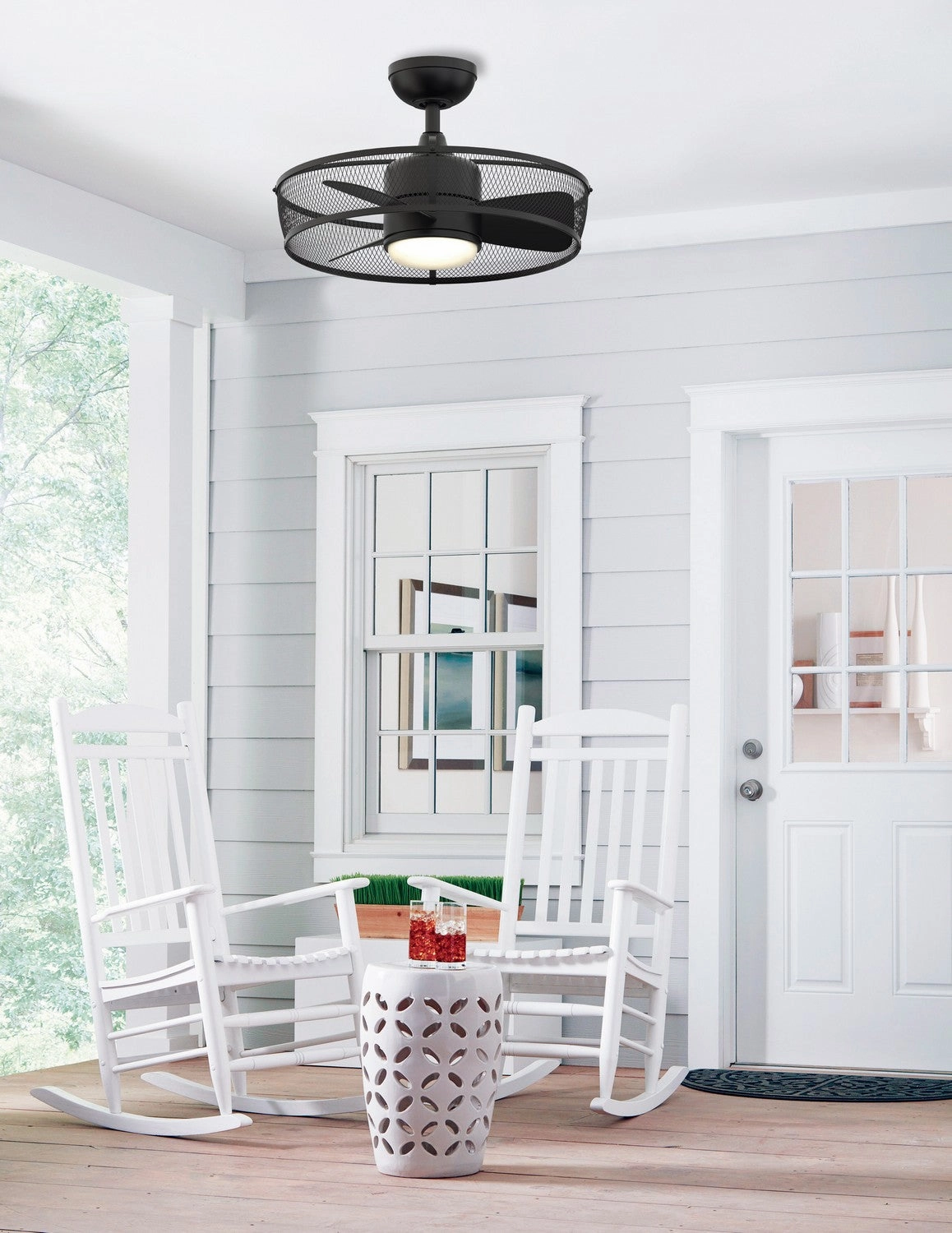 Henry 20"Ceiling Fan Black