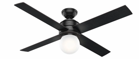 Hepburn 52"Ceiling Fan Matte Black stylish medium fans for contemporary homes