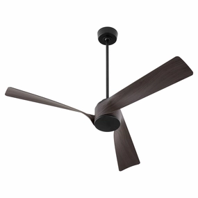 Heyday 56"Ceiling Fan Black medium electric fans for multi-room use