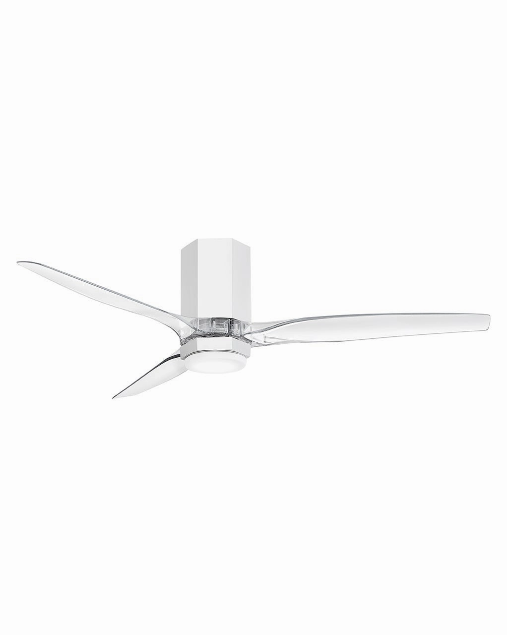 Hinkley Facet | Outdoor Ceiling Fan with 16W LED & HIRO Control - 6 Speed Reversing quiet indoor fans for bedrooms and offices