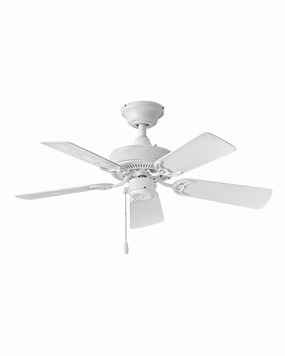 Hinkley Fan Cabana 36" Outdoor Pull Chain Ceiling Fan quiet indoor fans for bedrooms and offices
