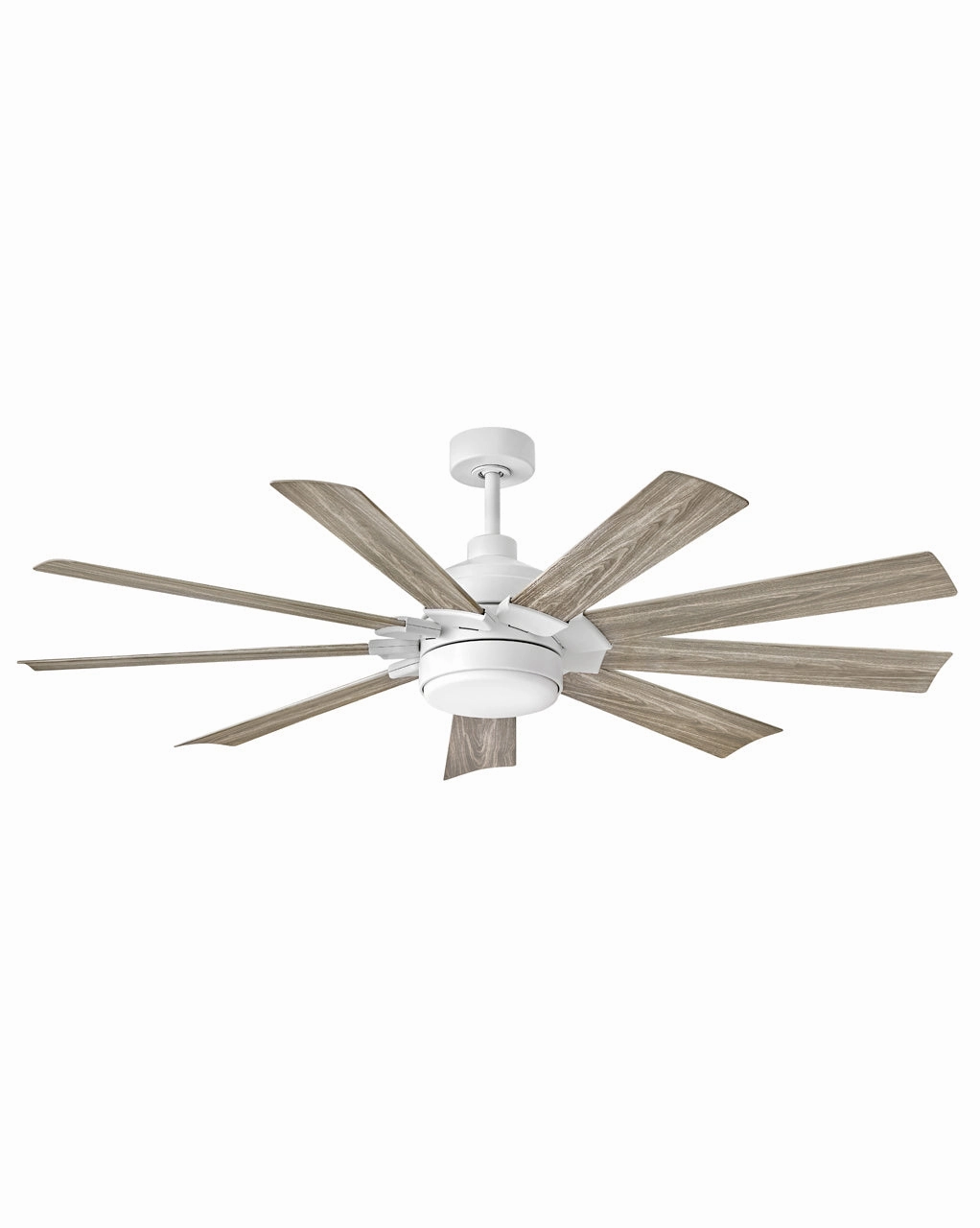 Hinkley Fan Turbine Smart Outdoor DC LED Ceiling Fan with Hiro Control quiet indoor fans for bedrooms and offices