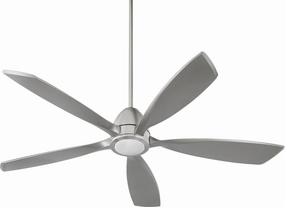 Holt 56"Ceiling Fan Satin Nickel stylish medium fans for contemporary homes