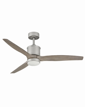 Hover 52"Ceiling Fan Brushed Nickel affordable medium fans for summer