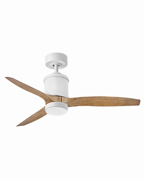 Hover 52"Ceiling Fan Matte White oscillating medium fans with strong airflow