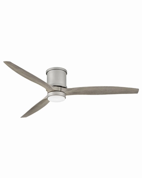 Hover Flush 60"Ceiling Fan Brushed Nickel portable medium fans with handle design